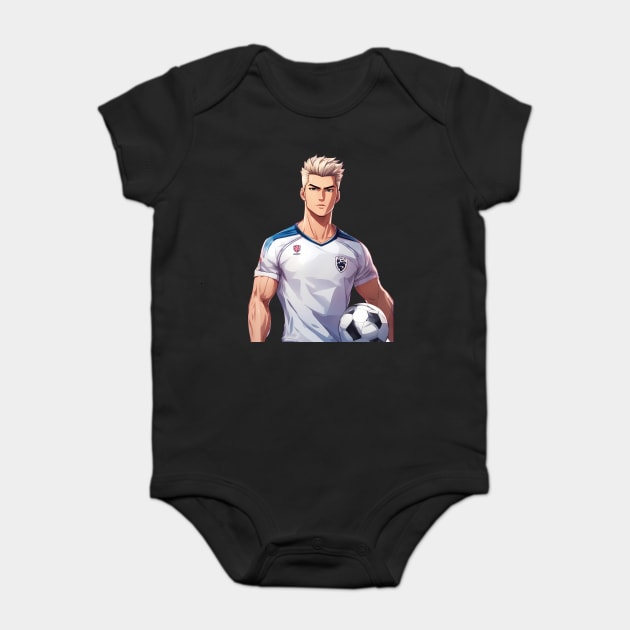 Football Goal Kick Baby Bodysuit by animegirlnft